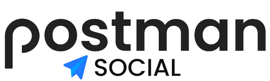 Postman Social Logo schwarz transparent